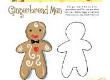 Gingerbread Men Colouring Picture